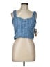 madden nyc Blue Sleeveless Top Size L - photo 1