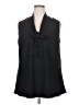 Kasper 100% Polyester Black Sleeveless T-Shirt Size 2X - photo 1