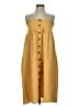 Unbranded Checkered-gingham Yellow Casual Dress Size S - photo 1
