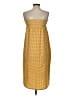 Unbranded Checkered-gingham Yellow Casual Dress Size S - photo 2