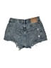 Levi's 100% Cotton Blue Denim Shorts Size 26 waist - photo 2
