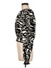 H&M 100% Polyester Animal Print Ivory Long Sleeve Blouse Size M - photo 5