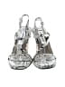 Sam & Libby Print White Sandals Size 7 - photo 2