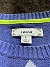 IZOD 100% Cotton Argyle Blue Pullover Sweater Size L - photo 7