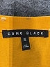 Como Black 100% Polyester Yellow 3/4 Sleeve Blouse Size XL - photo 7