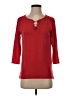 NY Collection Red 3/4 Sleeve T-Shirt Size S - photo 1