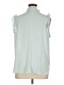 Ann Taylor LOFT Outlet 100% Polyester Teal Sleeveless Blouse Size XL - photo 2