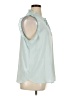 Ann Taylor LOFT Outlet 100% Polyester Teal Sleeveless Blouse Size XL - photo 4