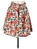 Shein Floral Orange Casual Skirt Size 6 - photo 1