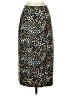 Kasper Animal Print Black Casual Skirt Size XS - photo 2