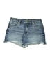 Universal Thread Blue Denim Shorts Size 6 - photo 1