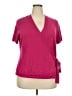 Lane Bryant Pink Short Sleeve Top Size 18 - 20 Plus - photo 1