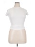 Joah Brown White Short Sleeve Turtleneck Size XL - photo 1
