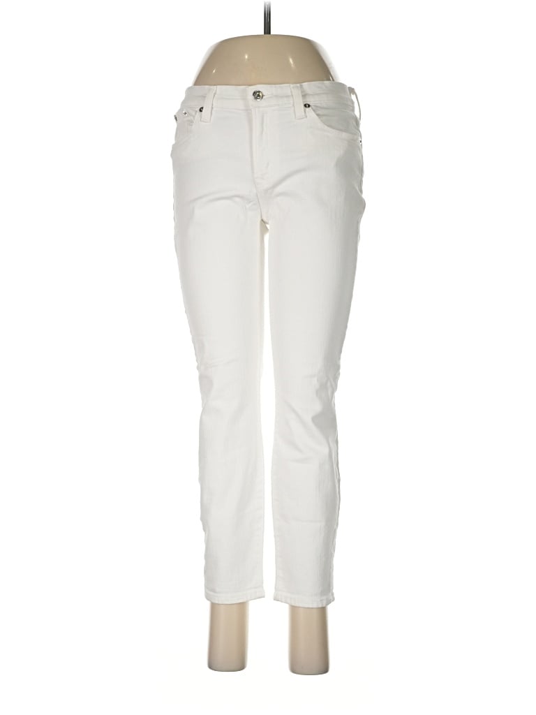 Pre-owned Jcrew Jeans In Ivory