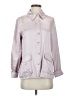 Current Air Metallic Silver 3/4 Sleeve Button-Down Shirt Size XS - photo 1