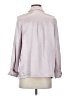 Current Air Metallic Silver 3/4 Sleeve Button-Down Shirt Size XS - photo 2