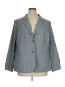 Talbots Plaid Gray Blazer Size 16 - photo 1