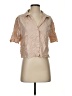 Shade & Shore Tan Short Sleeve Blouse Size S - photo 1