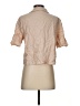 Shade & Shore Tan Short Sleeve Blouse Size S - photo 2