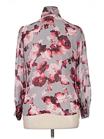 Eva Mendes by New York & Company Long Sleeve Blouse (view 2)