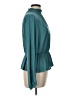 Nine West 100% Polyester Teal Long Sleeve Blouse Size L - photo 4