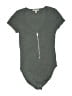 Express One Eleven Gray Bodysuit Size S - photo 1