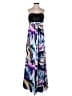 Gianni Bini Graphic Purple Casual Dress Size 2 - photo 1