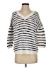 CAbi Stripes White Pullover Sweater Size XS - photo 1