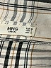 MNG Plaid Ivory Long Sleeve Blouse Size 6 - photo 7