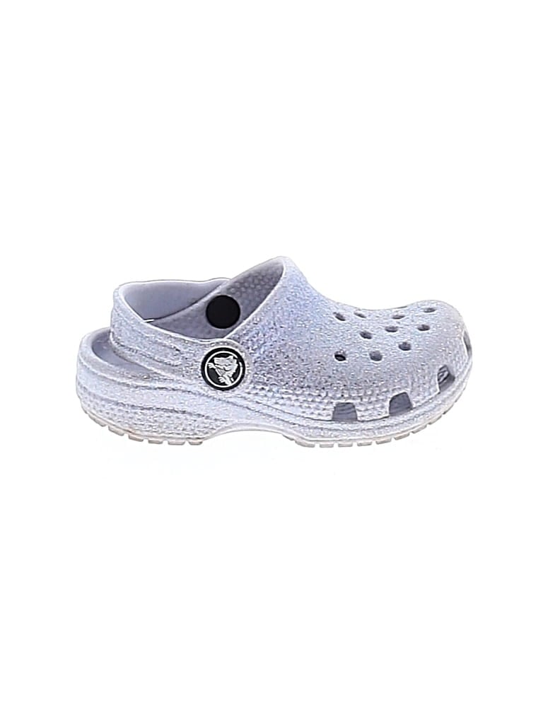 Pre-owned Crocs Kids' Clogs In Gray