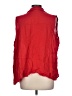 Bill Blass 100% Rayon Red 3/4 Sleeve Button-Down Shirt Size L - photo 2