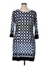 AB Studio Graphic Blue Casual Dress Size XL - photo 2