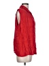 Bill Blass 100% Rayon Red 3/4 Sleeve Button-Down Shirt Size L - photo 4
