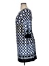 AB Studio Graphic Blue Casual Dress Size XL - photo 5