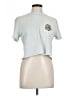Volcom 100% Cotton Teal Short Sleeve Turtleneck Size L - photo 1