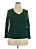 Lane Bryant Green Pullover Sweater Size 18 - 20 Plus - photo 1