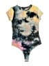 rue21 Tie-dye Yellow Bodysuit Size M - photo 1