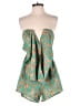 Pink Lily 100% Polyester Tropical Green Romper Size S - photo 1