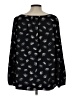 Thakoon for Design Nation 100% Polyester Black Long Sleeve Henley Size L - photo 2