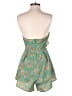 Pink Lily 100% Polyester Tropical Green Romper Size S - photo 2