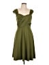 Unbranded Solid Green Cocktail Dress Size L - photo 1