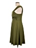Unbranded Solid Green Cocktail Dress Size L - photo 5