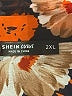 Shein Curve 100% Polyester Floral Orange Long Sleeve Blouse Size 16 Plus (2) - photo 7