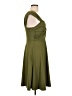 Unbranded Solid Green Cocktail Dress Size L - photo 4