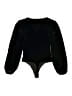 Express Black Long Sleeve Blouse Size M - photo 2