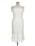Kay Unger 100% Polyester White Cocktail Dress Size 14 - photo 1