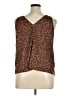 Old Navy 100% Polyester Brown Sleeveless Blouse Size XL - photo 2
