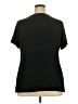 Avenue Polka Dots Black Short Sleeve T-Shirt Size 22 Plus - photo 2