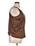 Old Navy 100% Polyester Brown Sleeveless Blouse Size XL - photo 4
