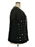Avenue Polka Dots Black Short Sleeve T-Shirt Size 22 Plus - photo 4